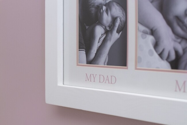 Ξύλινη Χειροποίητη Κορνίζα με 3 Φωτογραφίες