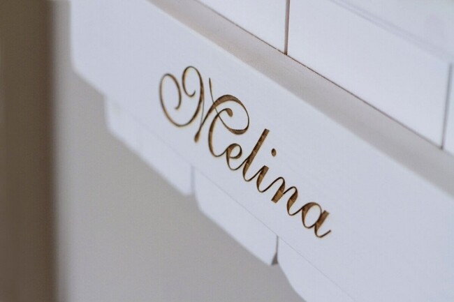 Σετ 3 Ξύλινα Κάδρα με Εκτύπωση & Χάραξη