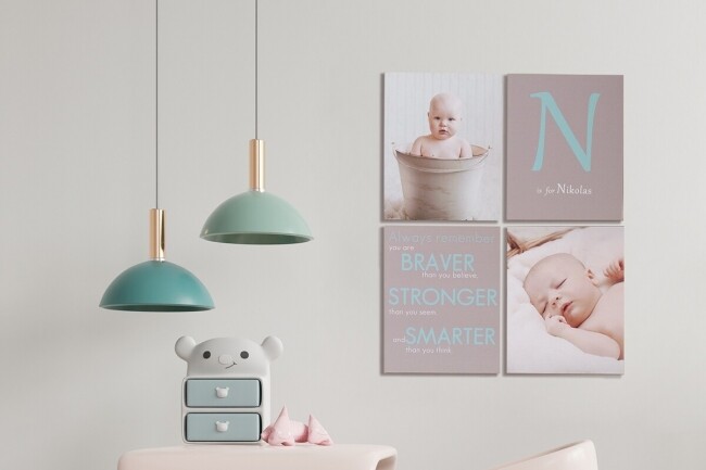 Σετ με 4 Πάνελ φωτογραφιών