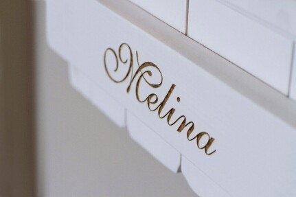 Σετ 3 Ξύλινα Κάδρα με Εκτύπωση & Χάραξη